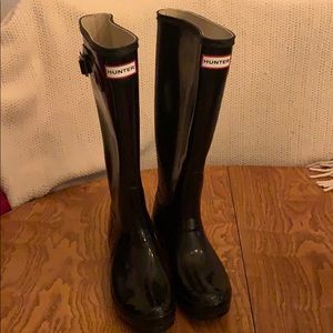 Black Hunter tall boots size 7